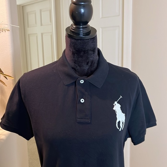 POLO RALPH LAUREN White Pony Skinny Fit Polo Size M - Picture 3 of 9